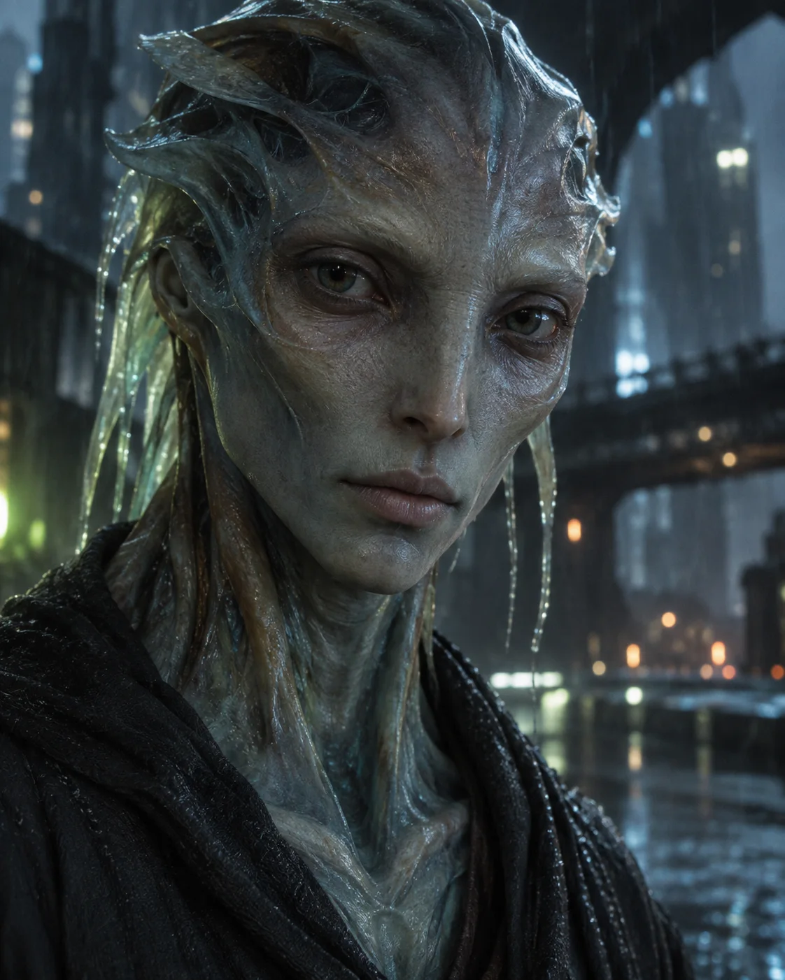 Original photoreal alien creature design